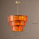 Solenne Ember Tiered Chandelier - 50 cm (19.7 in) / 3-TierBlushlighting