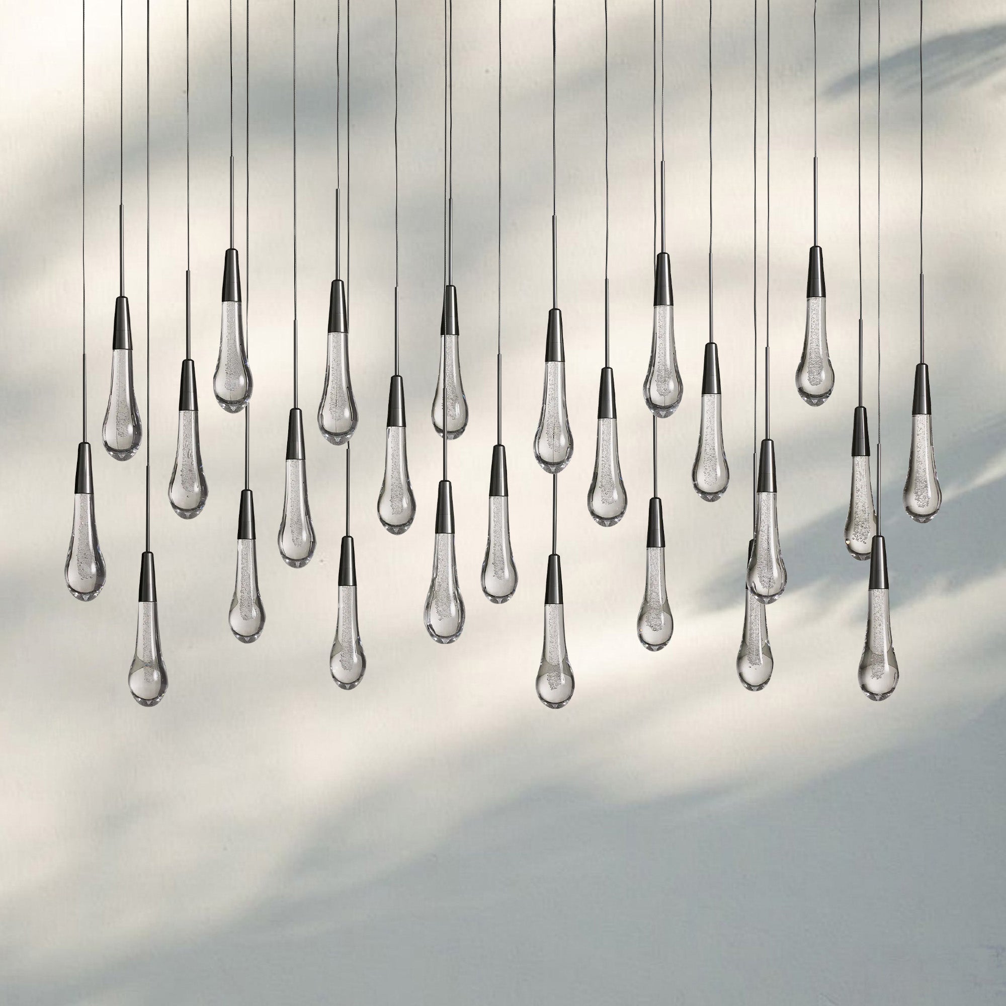 Solitaire Linear Chandelier 37"50"70"87"87"120"-50‘’-Bronze-