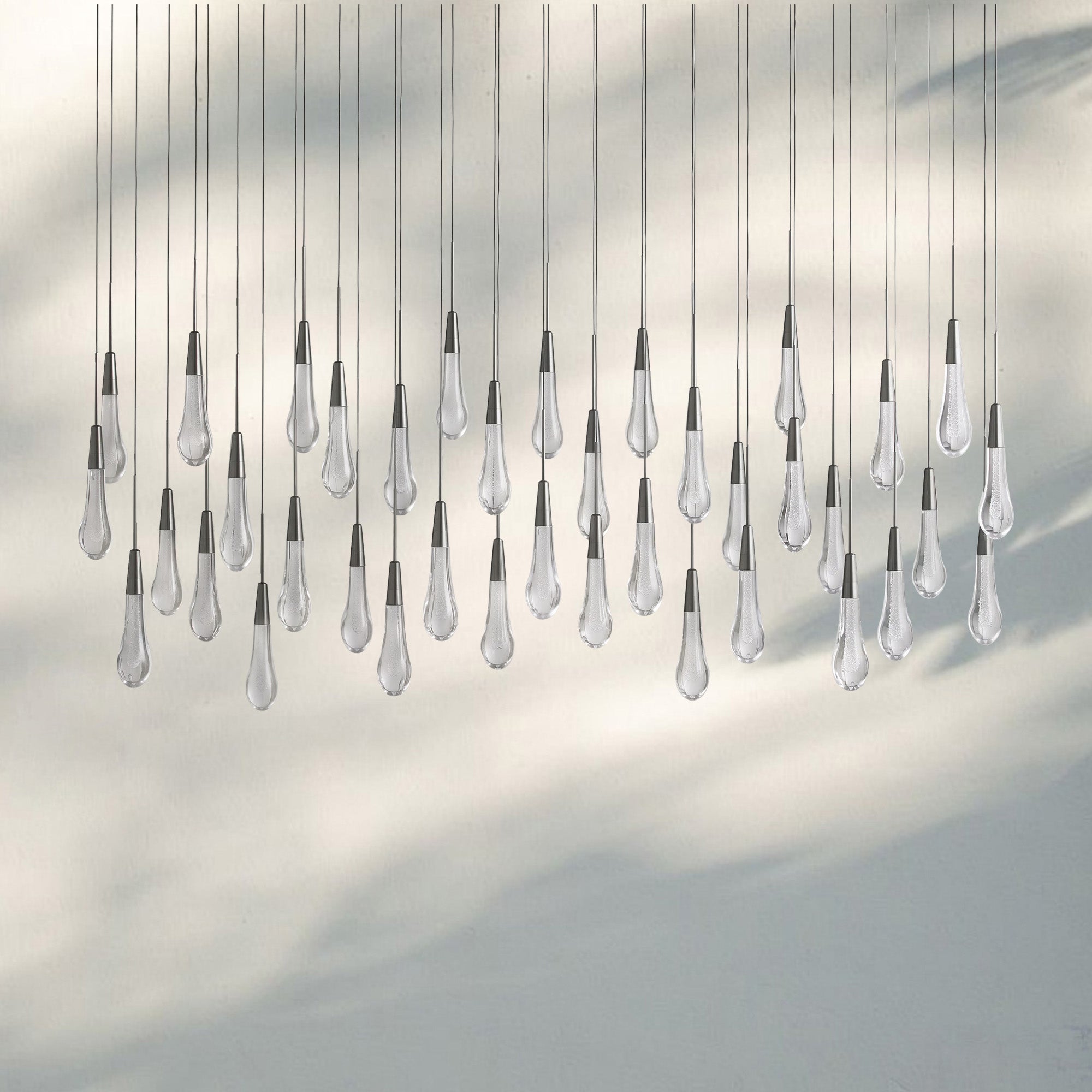 Solitaire Linear Chandelier 37"50"70"87"87"120"-70‘-Bronze-