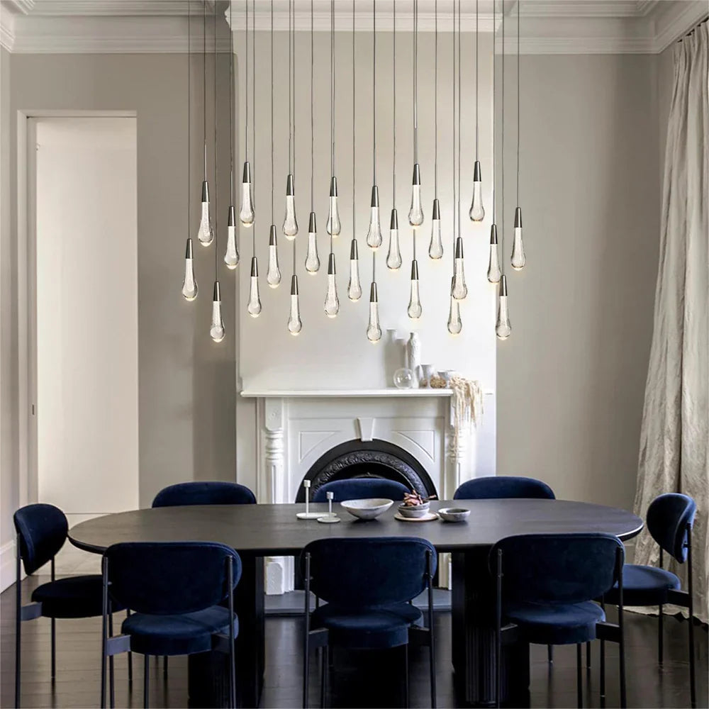 Solitaire Linear Chandelier 37"50"70"87"87"120"-