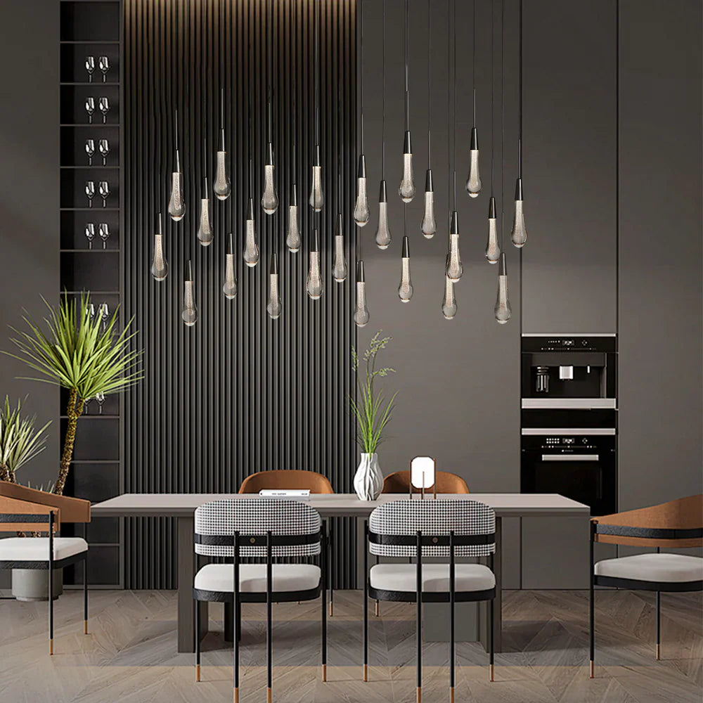 Solitaire Linear Chandelier 37"50"70"87"87"120"-