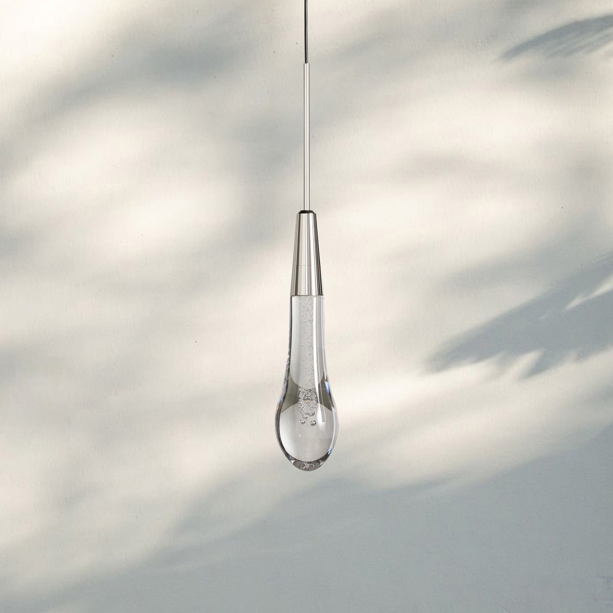Solitaire Pendant Chandelier-Nickel-