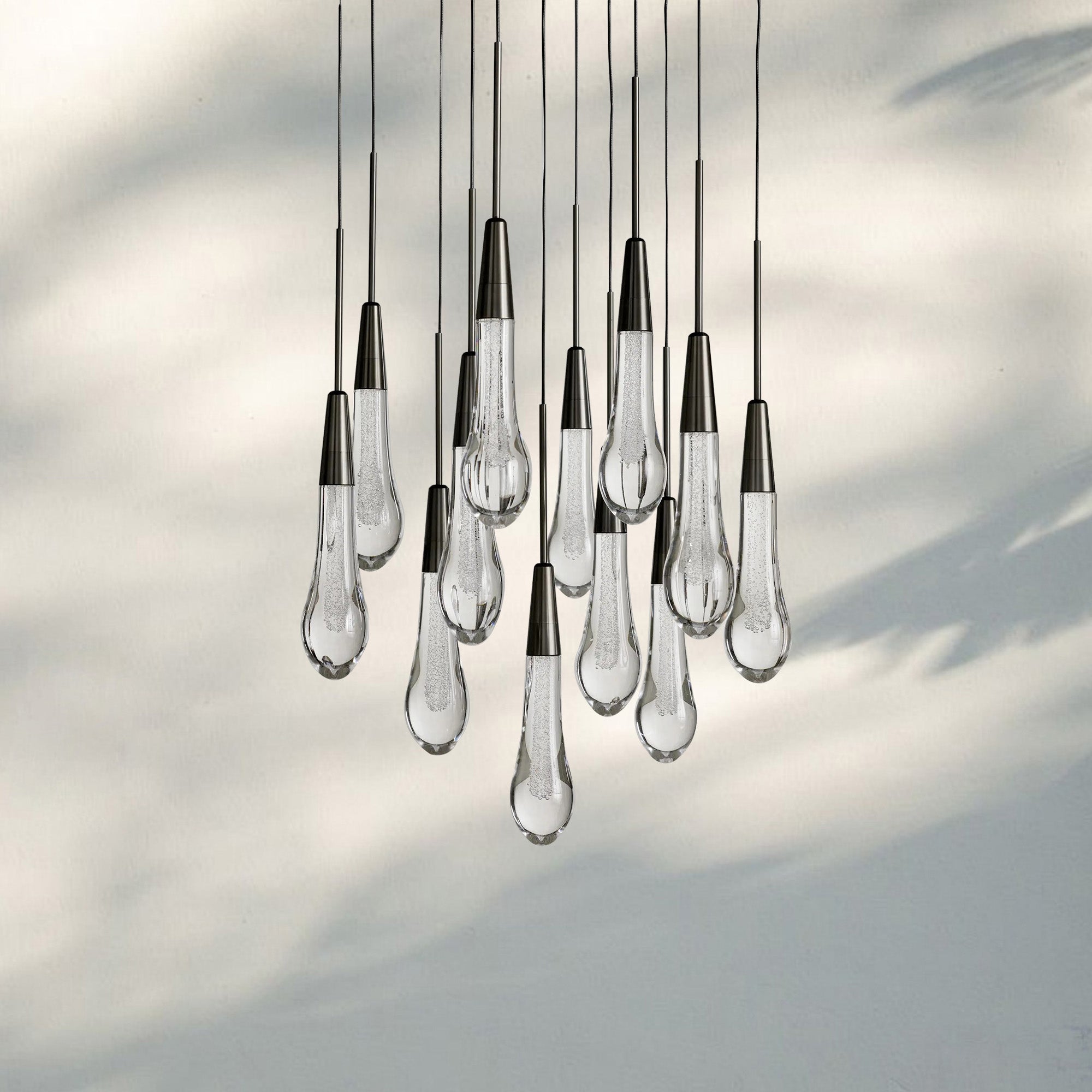 Solitaire Round Chandelier 17" 24" 36“ 58“-