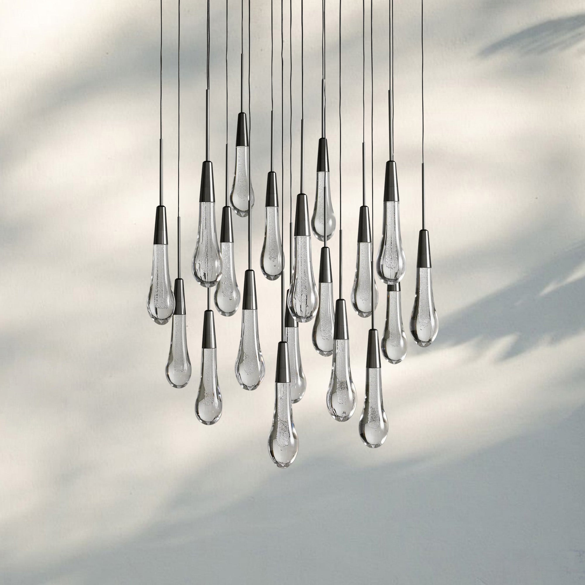 Solitaire Round Chandelier 17" 24" 36“ 58“-
