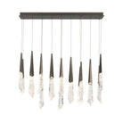 Solitude Linear LED Multi Pendant Light - 14 - LightAntique NickelBlushlighting
