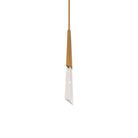 Solitude Mini LED Pendant Light - Aged BrassBlushlighting