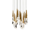 Solitude Round LED Multi Chandelier - 15 - LightBronzeBlushlighting