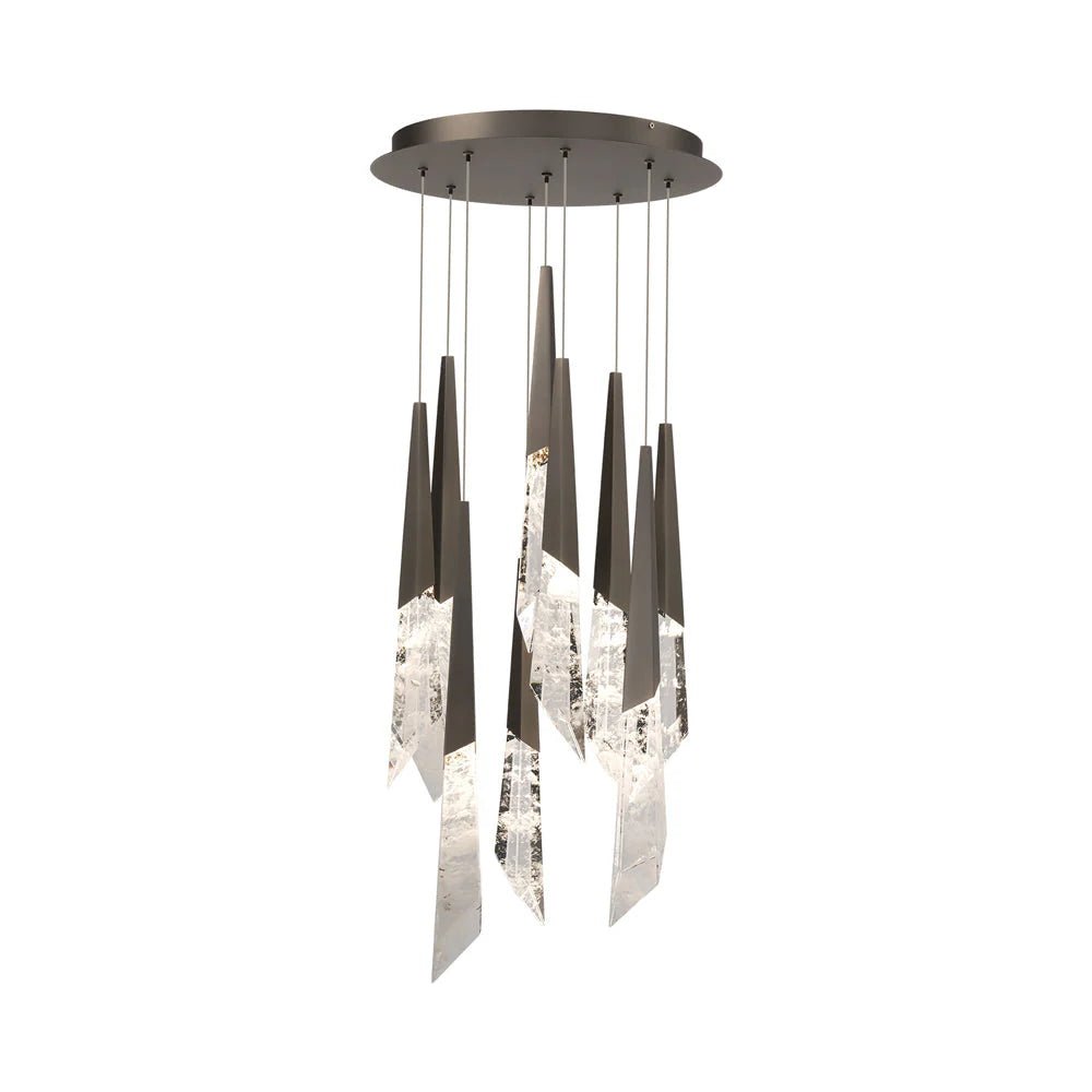 Solitude Round LED Multi Chandelier - Blushlighting