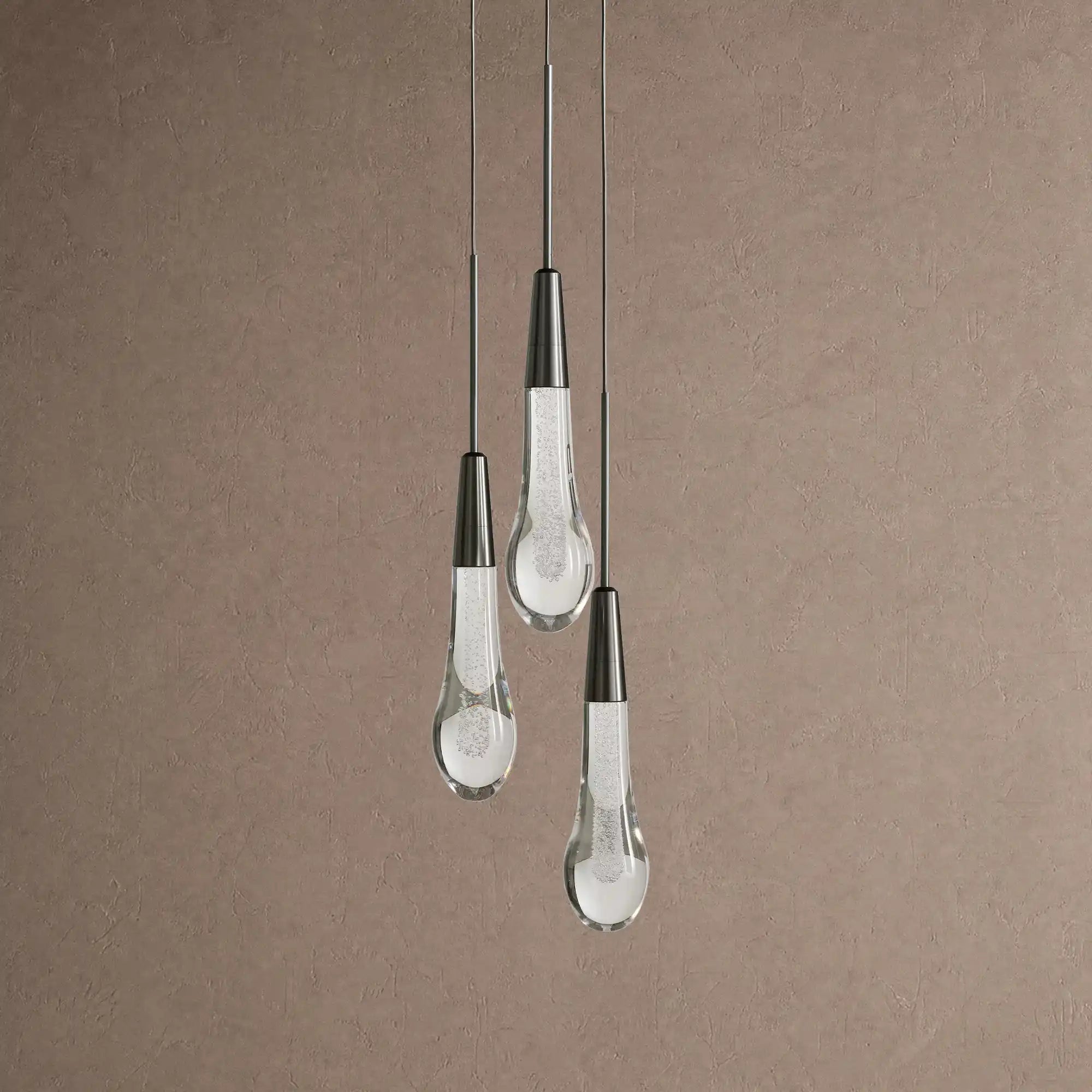 Soltaire 3-Light Pendant - BronzeBlushlighting