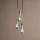 Soltaire 3-Light Pendant - BrassBlushlighting