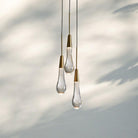Solitaire 3-Light Pendant-Brass-