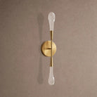 Soltaire Double Sconce - BrassBlushlighting