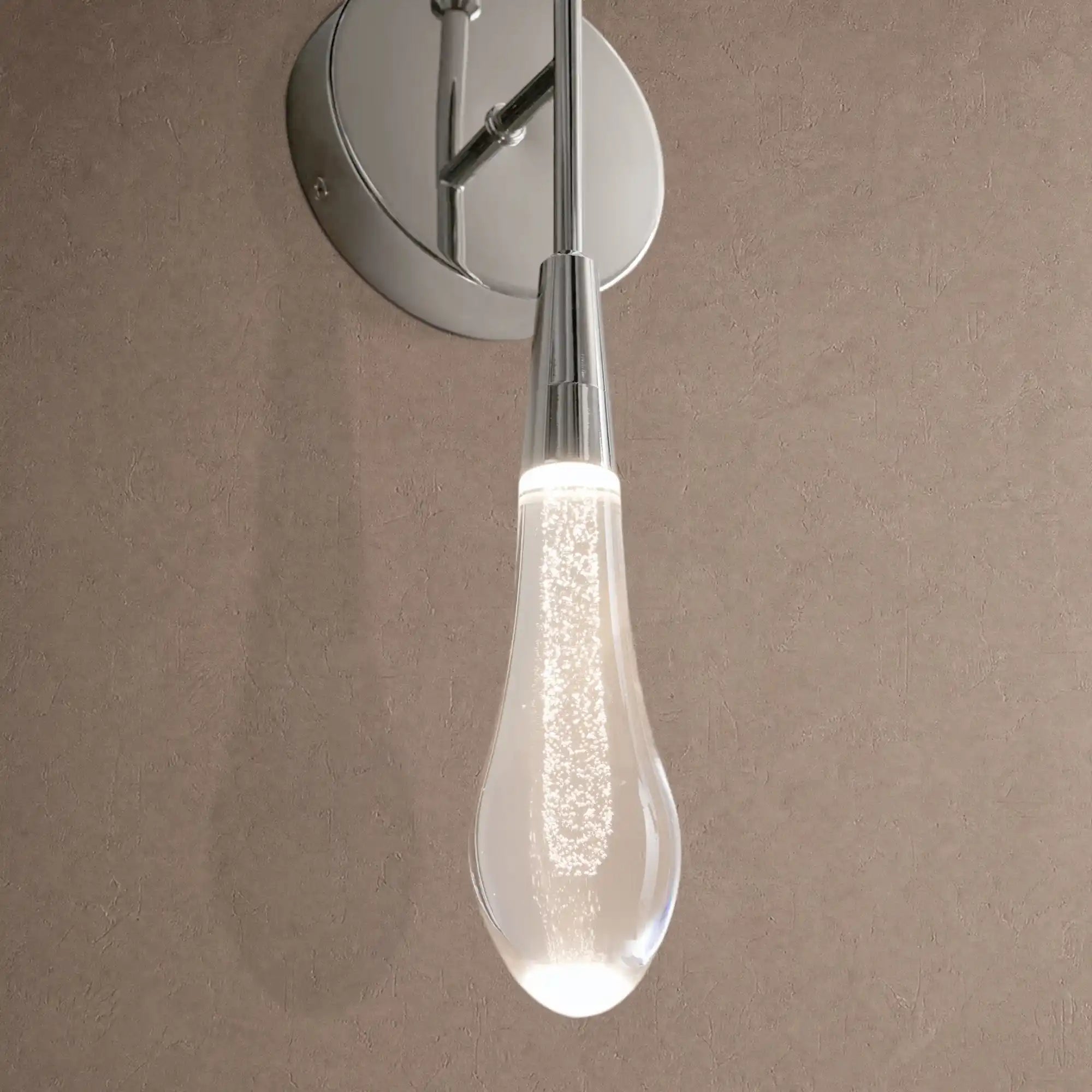 Soltaire Double Sconce - NickelBlushlighting