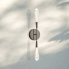 Soltaire Double Sconce - NickelBlushlighting