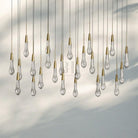 Solitaire Linear Chandelier 37"50"70"87"87"120"-50‘’-Brass-