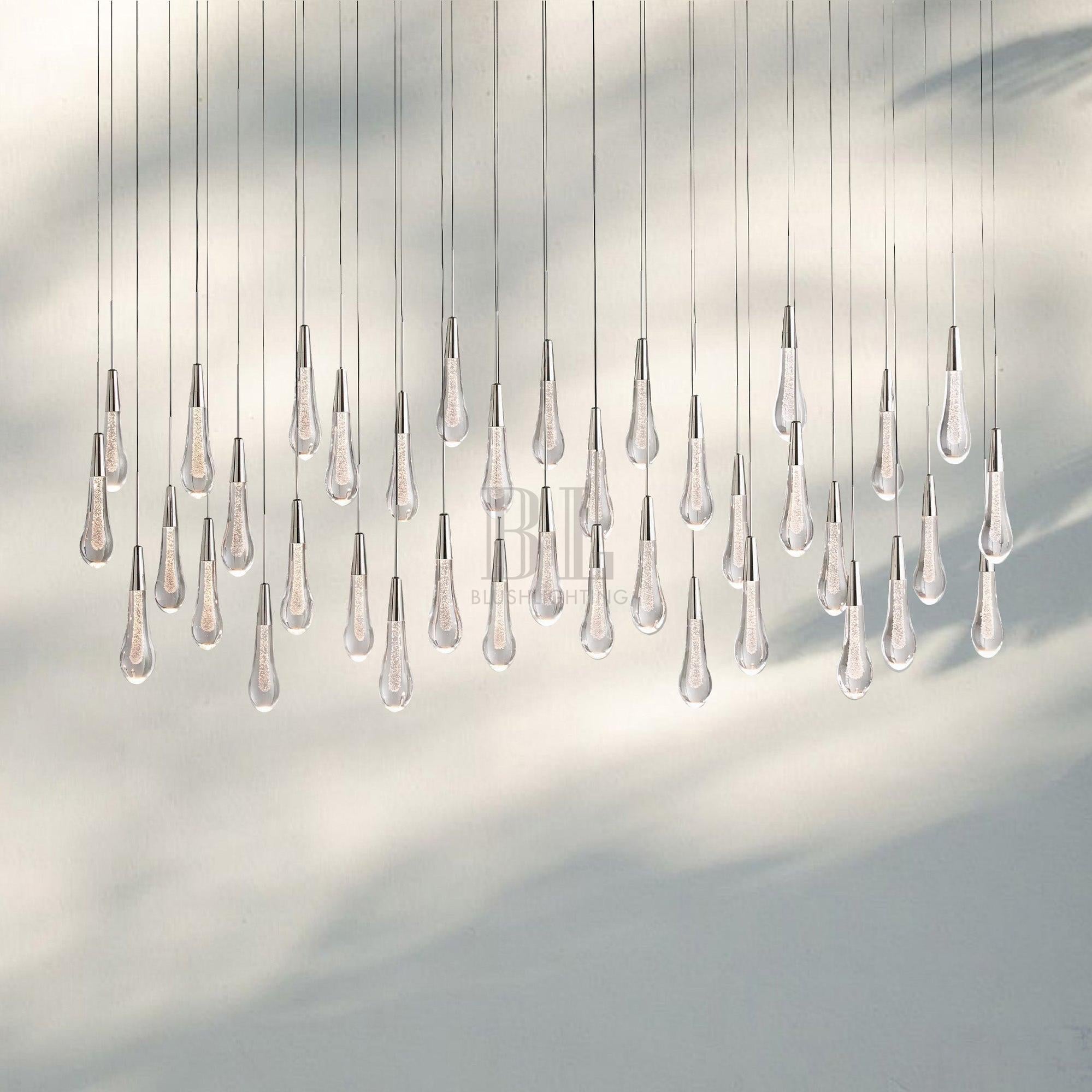 Solitaire Linear Chandelier 37"50"70"87"87"120"-