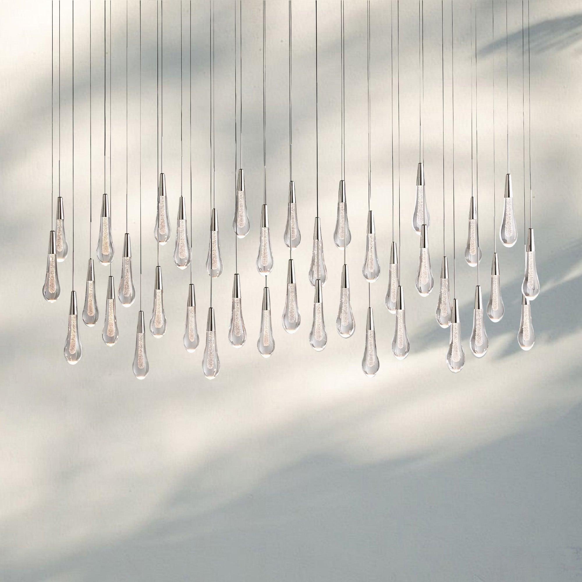 Solitaire Linear Chandelier 37"50"70"87"87"120"-