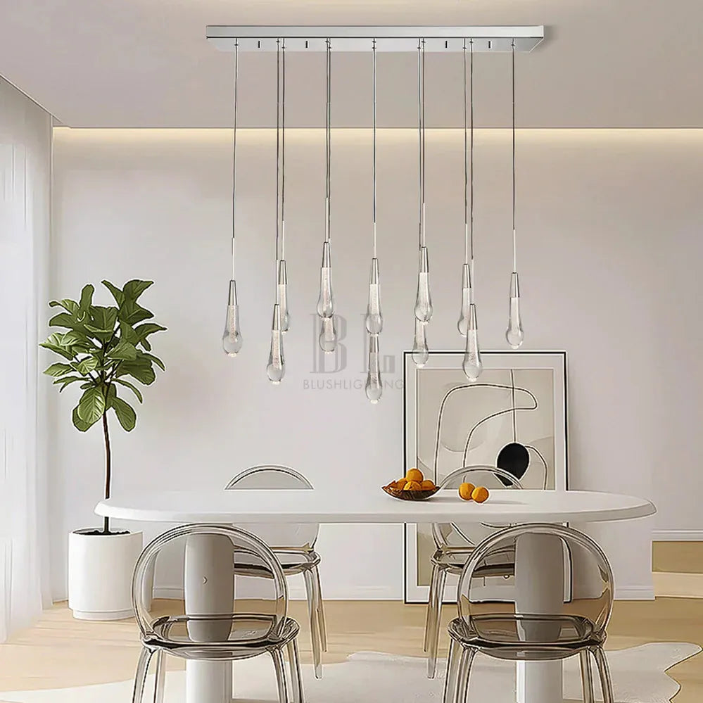 Solitaire Linear Chandelier 37"50"70"87"87"120"-