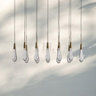 Solitaire Linear Chandelier 37"50"70"87"87"120"-37‘’-Brass-