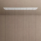 Soltaire Linear Chandelier - Raindrop Pendant Lighting - 120‘’ 120-LightBrassBlushlighting