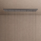 Soltaire Linear Chandelier - Raindrop Pendant Lighting - 120‘’ 120-LightBrassBlushlighting