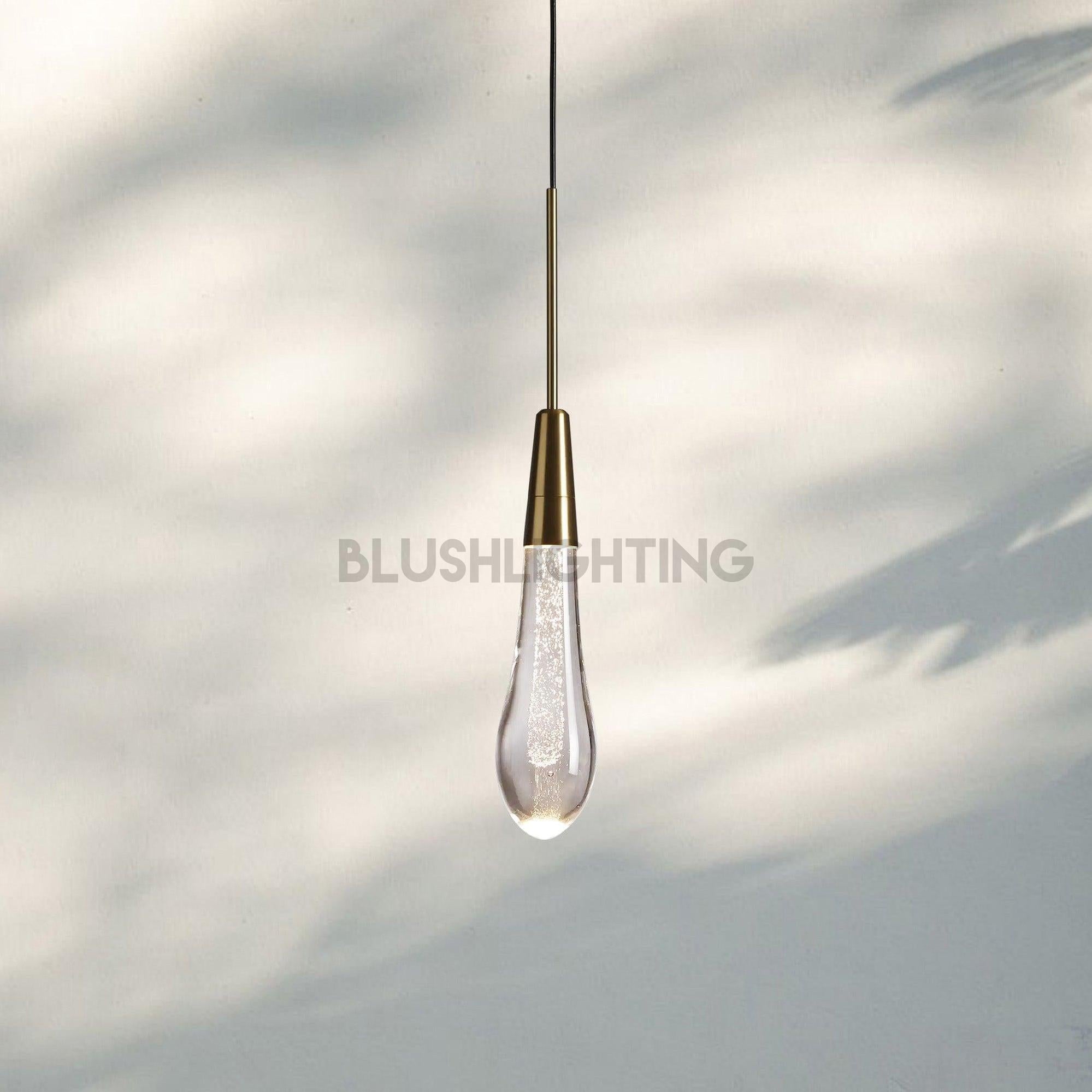 Soltaire Pendant Chandelier - BrassBlushlighting