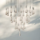 Solitaire Round Chandelier 17" 24" 36“ 58“-34-Light 36‘’-Nickel-