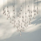 Solitaire Round Chandelier 17" 24" 36“ 58“-47-Light 58‘’-Nickel-