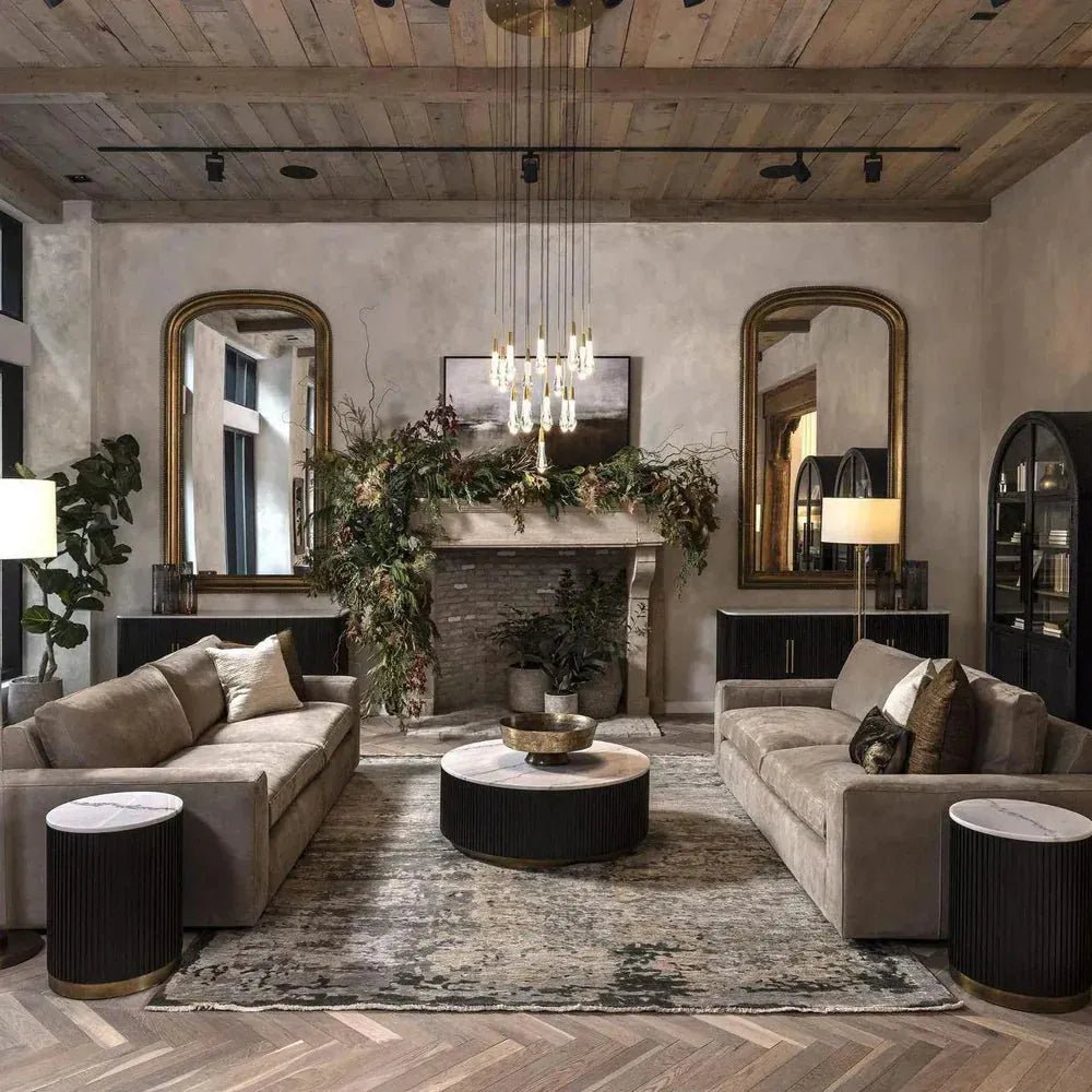 Soltaire Round Chandelier 17" 24" 36" 58" | Modern Pendant Light Raindrop Chandelier - 34 - Light 36"BronzeBlushlighting