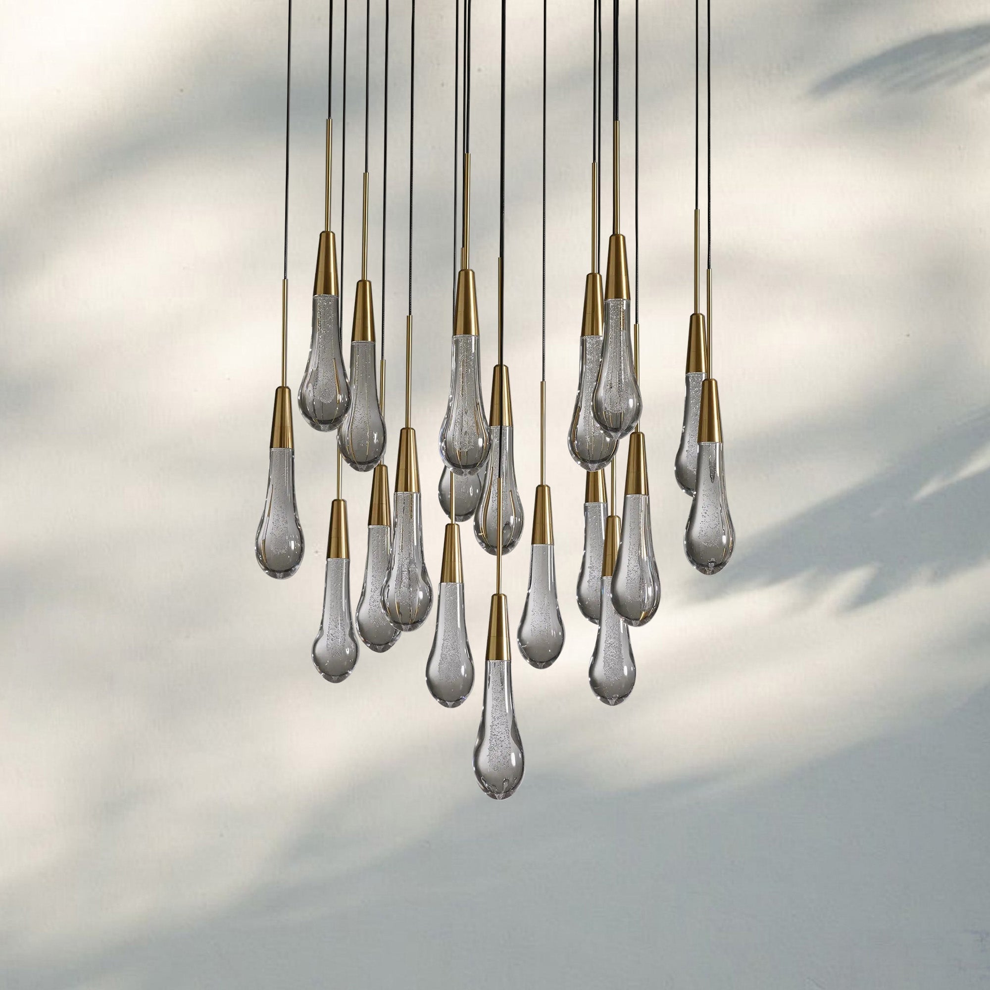 Solitaire Round Chandelier 17" 24" 36“ 58“-