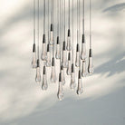 Solitaire Round Chandelier 17" 24" 36“ 58“-19-Light 24‘’-Bronze-