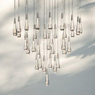 Solitaire Round Chandelier 17" 24" 36“ 58“-34-Light 36‘’-Nickel-