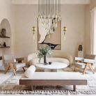 Solitaire Round Chandelier 17" 24" 36“ 58“-