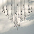 Solitaire Round Chandelier 17" 24" 36“ 58“-