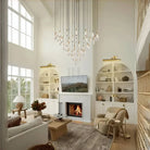 Solitaire Round Chandelier 17" 24" 36“ 58“-