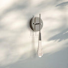 Solitaire Wall Sconce-Nickel-