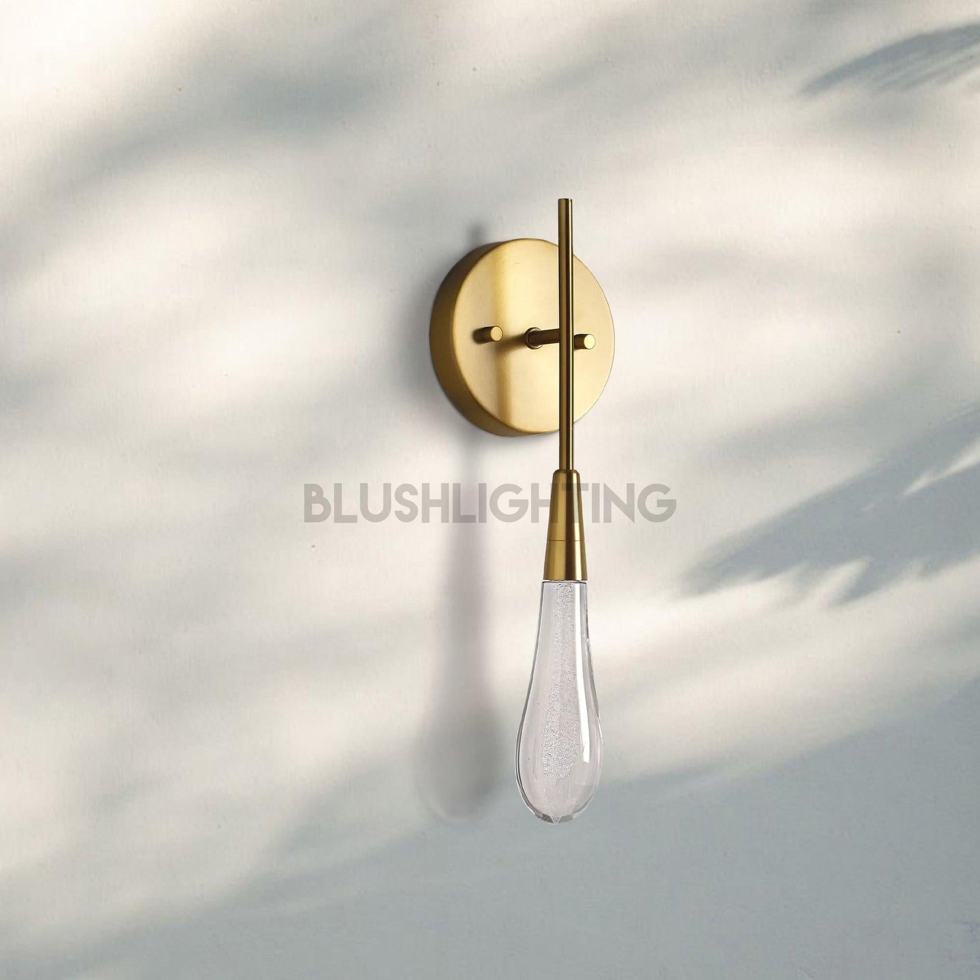 Soltaire Wall Sconce - BrassBlushlighting