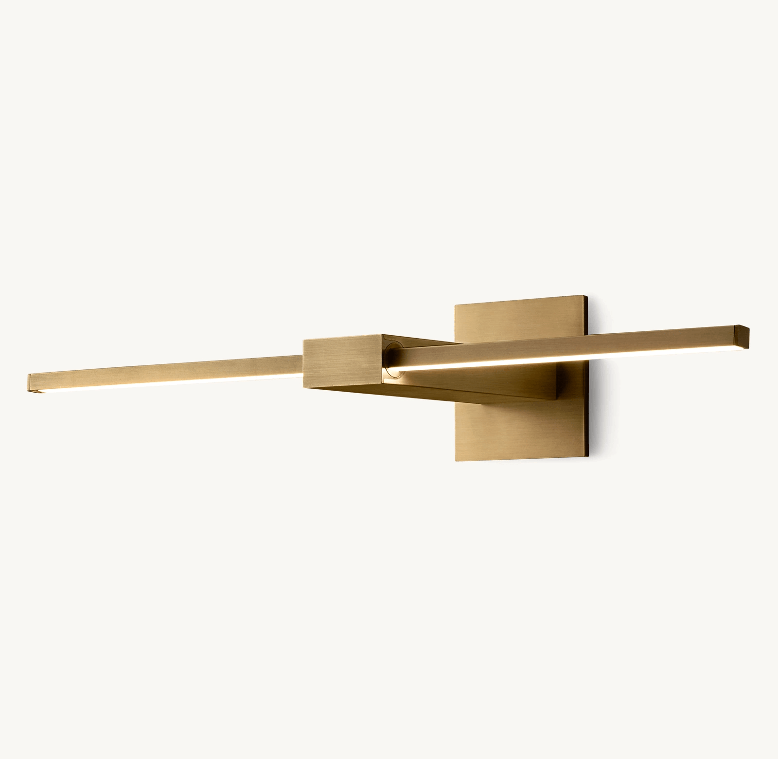 Sonia Linear Picture Light - Antiqued Brass24"Blushlighting