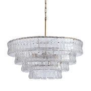 Ghiaccio Glass Round Chandelier