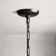 Ghiaccio Glass Round Chandelier