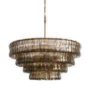 Ghiaccio Glass Round Chandelier