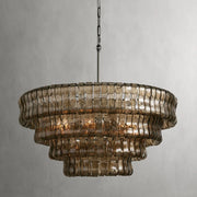 Ghiaccio Glass Round Chandelier