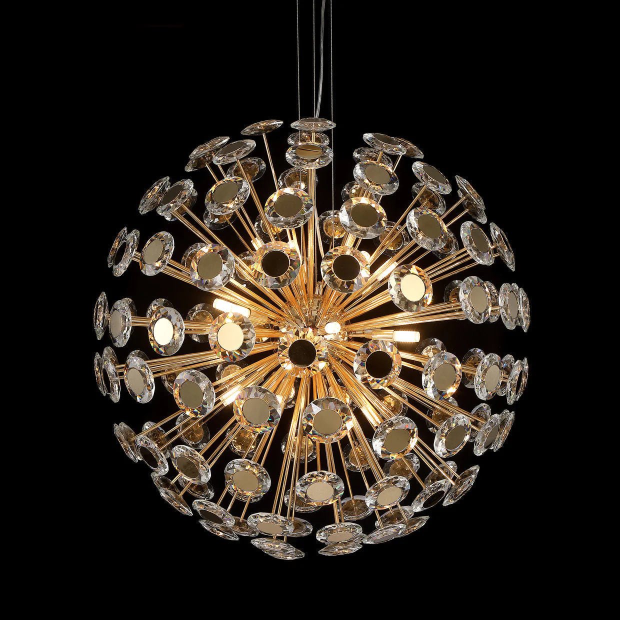Spherical 18 - Light Crystal Chandelier - Blushlighting
