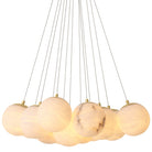 Sphinx Antique Brass Chandelier-Chandeliers-Blushlighting