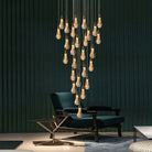 Spiral Raindrop Staircase Ceiling Lighting - 1 LightsWarm White 3000kBlushlighting