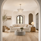 Splendore Statement Halo Chandelier - Blushlighting
