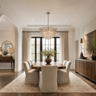 Splendore Statement Halo Chandelier - Blushlighting