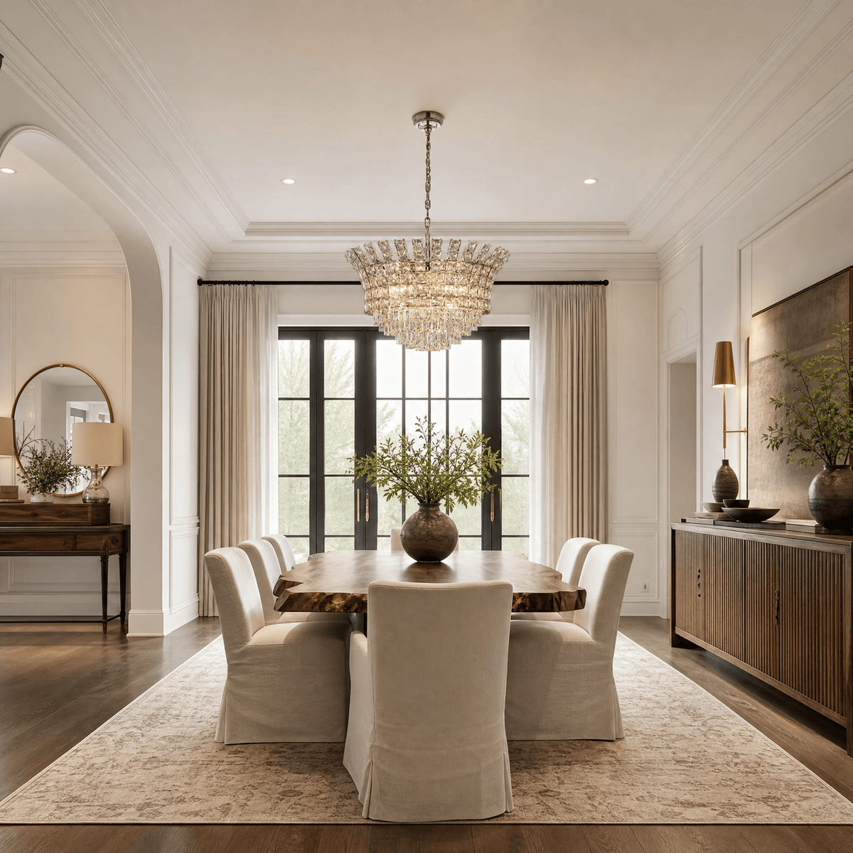 Splendore Statement Halo Chandelier - Blushlighting