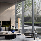 Stacked Alabaster Squares Floor Lamp - L 11 " x W 7.1 " x H 63 " / L 28cm x W 18cm x H 160cmWarm LightUS PlugBlushlighting