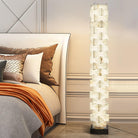 Stacked Alabaster Squares Floor Lamp - L 11 " x W 7.1 " x H 63 " / L 28cm x W 18cm x H 160cmWarm LightUS PlugBlushlighting